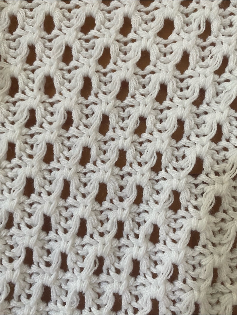 NorthStyle White Open Knit Crochet Cardigan Sweater Shrug Boho Cottagecore Small - Picture 3 of 10